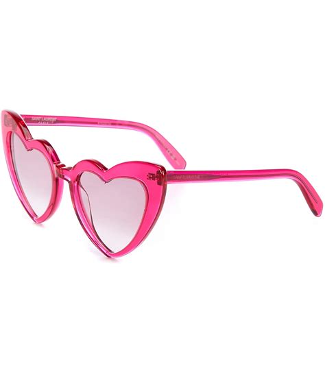 ysl lou lou glasses|Saint Laurent Loulou 54mm Heart Sunglasses.